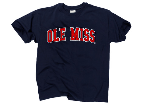 Arched Ole Miss Navy