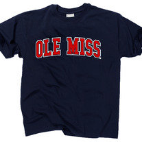 Arched Ole Miss Navy