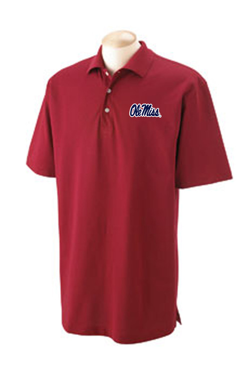 Embroidered Ole Miss Script Polo