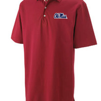 Embroidered Ole Miss Script Polo