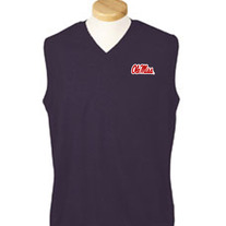 Embroidered Ole Miss Script Vest