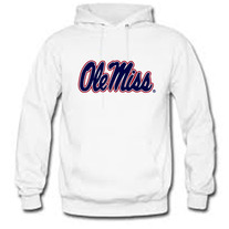 Script Ole Miss hoodie-white