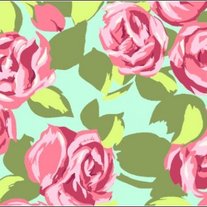 Fat Quarter Love Tumble Roses/AB48