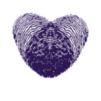 Heart Finger Print Save the Date Bookmarks