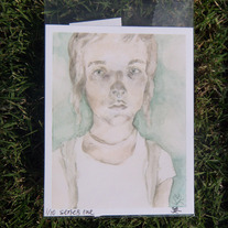 Girl in the mirror-Giclée Print