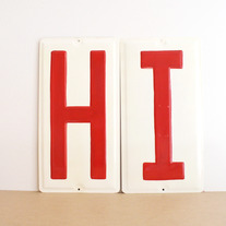 Large Industrial Letter