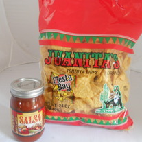 Home made Salsa and chips