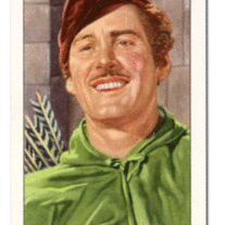 Cigarette Card - Errol Flynn