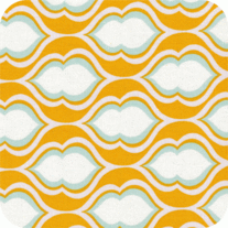 Fat Quarter-Nicey Jane Pocketbook Tangerine/HB22