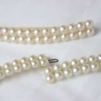 Vintage Dainty Pearl Hair Barrette Set