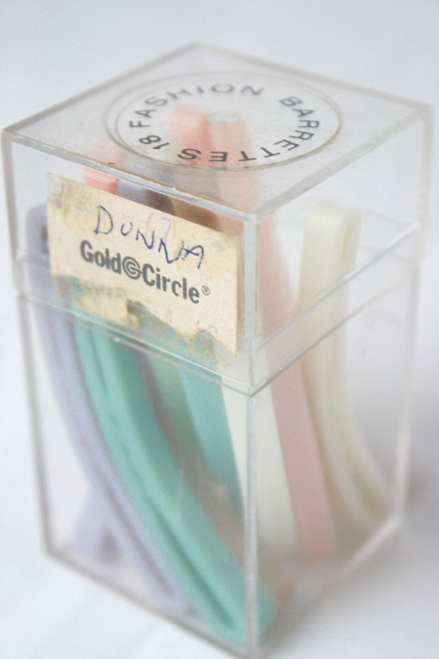 Vintage Little Lady Pastel Barrettes