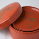 Vintage Orange Oriental Plate Set - Thumbnail 2