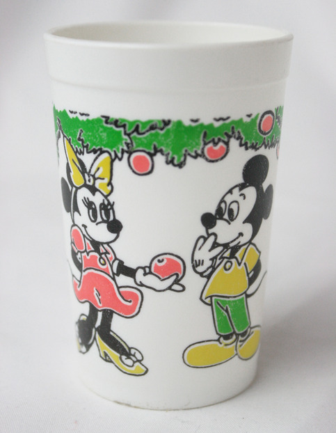 Vintage Mickey Mouse Juice Cup