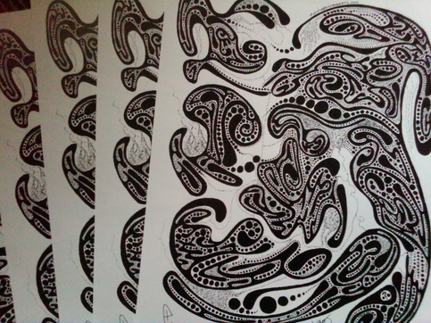 Untitled Ink and Paper #2 *PRINT*