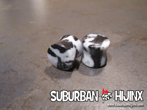 *NEW* White Pyrite Quartz Saddle Plug