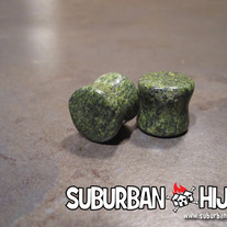 *NEW* Olive Jasper Stone Saddle Plug