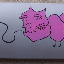 Caterpillar Skate Deck (hand painted)