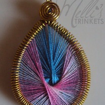 String Art (Blue and Pink)