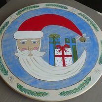 Santa Lazy Susan