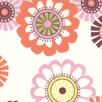 Fat Quarter Sugar Pop Flowers in Cream/1806021