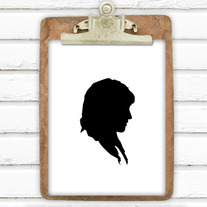 Custom Silhouette Art Print 8x10