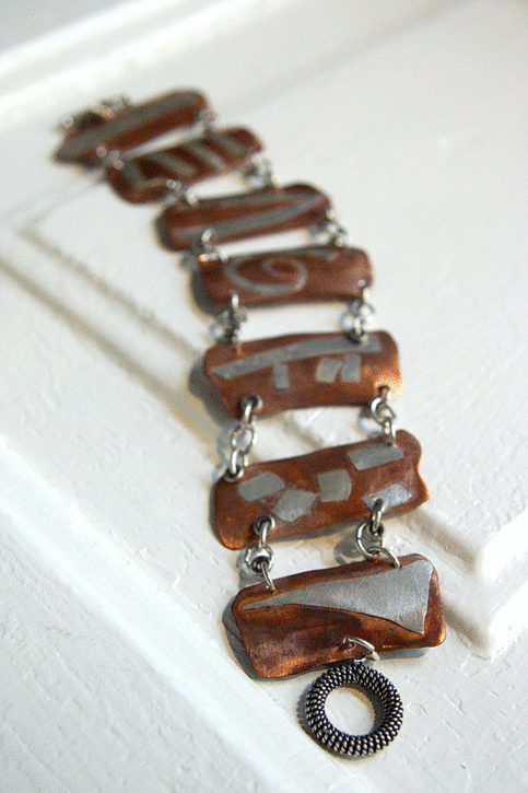 Copper & Silver Bracelet