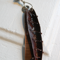 Copper Enamel Necklace