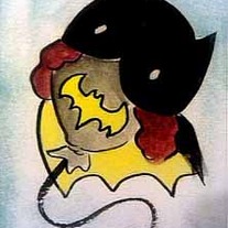 Batgirl painting ACEO
