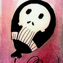 Punisher painting ACEO