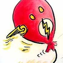 The Flash painting ACEO