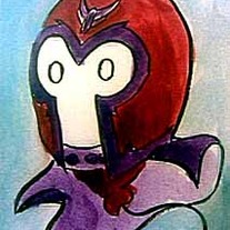 Magneto painting ACEO