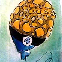 The Thing painting ACEO