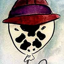Rorshach painting ACEO