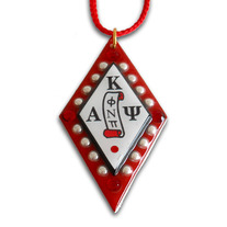 Kappa Alpha Psi Diamond Tiki Necklace