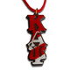 Kappa Alpha Psi Striped Tiki Necklace (2 Kolors) - Thumbnail 2