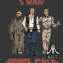 3 MAN REBEL PACK print