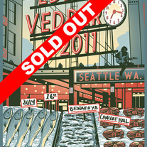 SOLD OUT- EDDIE VEDDER VEDDER Seattle July 15th Print by MUNK ONE