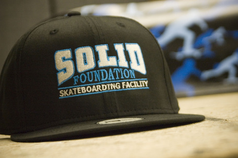 skateboarding facility snapback hat