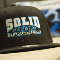 skateboarding facility snapback hat