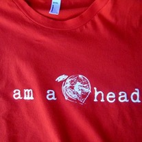 i am a peach-head tee 