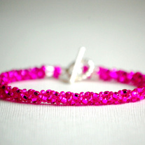 Cerise Rope Bracelet