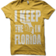 I Keep the FLO in Florida (gold tshirt) - Thumbnail 1