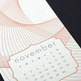 letterpress printed 2012 wall calendar - Thumbnail 3