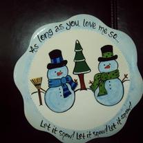Custom Scalloped Plate