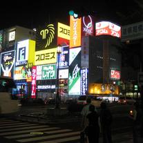 17" x 23" Poster: Dotonboribashi Night Lights