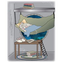 Cap'n Mouse Dreams of Far Away Places