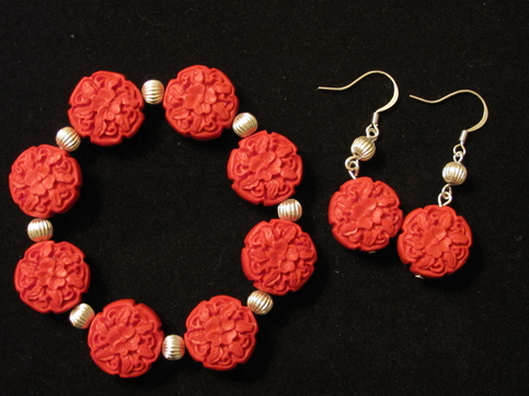 Vibrant Red Bracelet Set