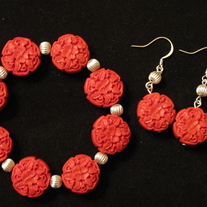 Vibrant Red Bracelet Set