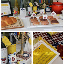 Printable Hanukkah Party Decor - Traditional