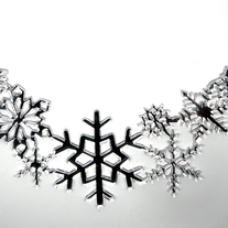 Sparkling Snowflake Necklace